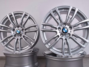 Original BMW Styling M403 19 Zoll Felgensatz Silber für 3er F30 F31 4er F32 F33 F36 OEM TOP Zustand