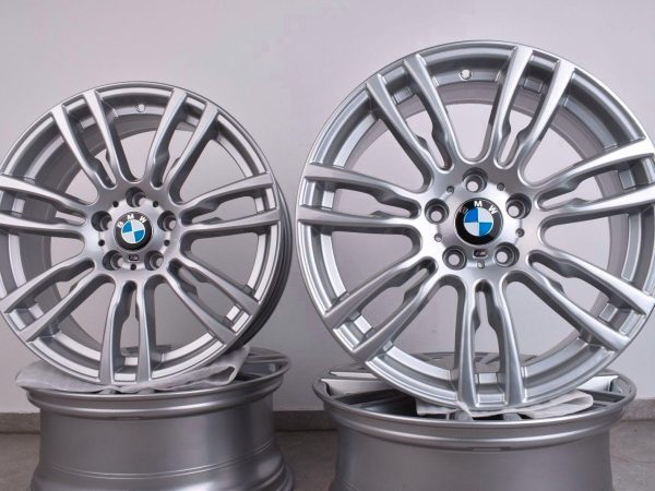 Original BMW Styling M403 19 Zoll Felgensatz Silber für 3er F30 F31 4er F32 F33 F36 OEM TOP Zustand