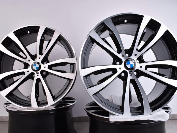 BMW X5 F15 X6 F16 Styling 469 Original Felgen Glanzschwarz Felgen Brillant