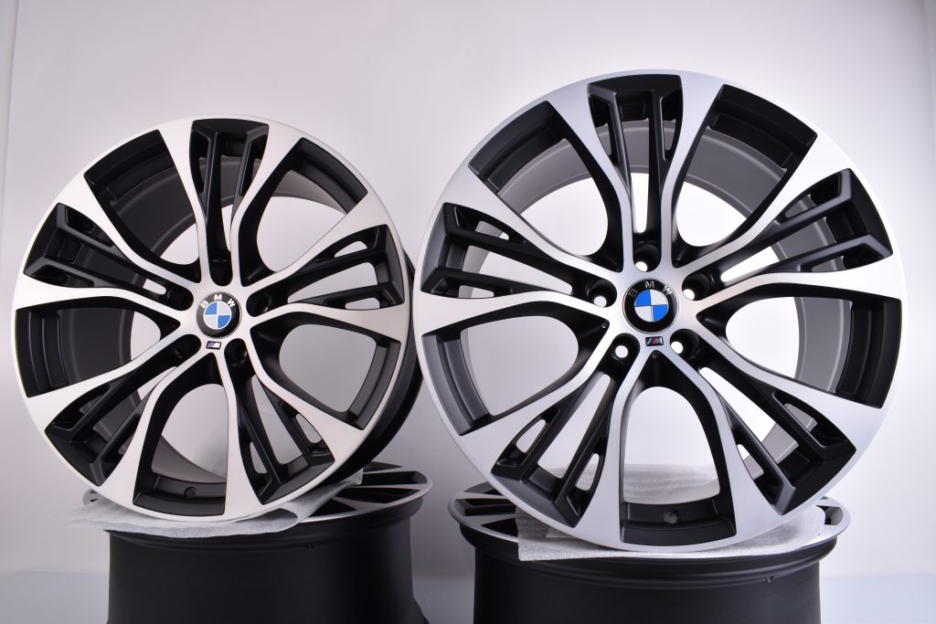 Original BMW X5 F15 X6 F16 21 Zoll Styling M599 Felgen Schwarz Seidenmatt