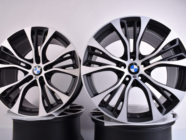 Original BMW X5 F15 X6 F16 21 Zoll Styling M599 Felgen Schwarz Seidenmatt