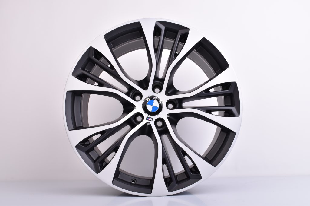 Original BMW X5 F15 X6 F16 21 Zoll Styling M599 Felgen Schwarz Seidenmatt – Ansicht 5