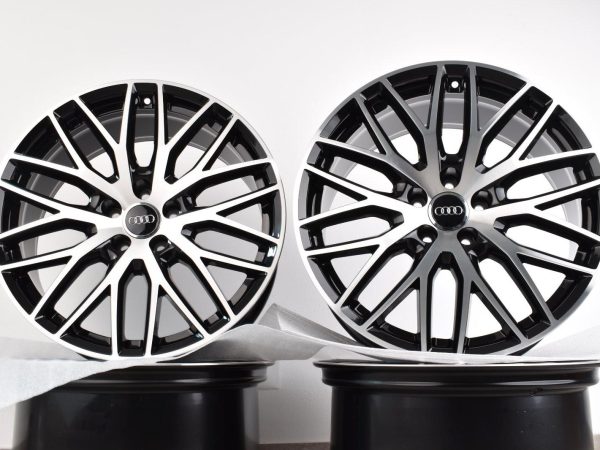 Original Audi A5 S5 B8 8T 8F 19 Zoll Felgen 9J ET33 Schwarz glanzgedreht 8T0601025DC
