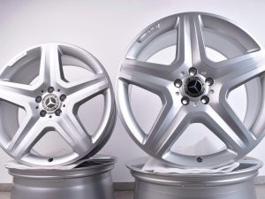 4x Original Mercedes AMG M Klasse ML W166 20 Zoll Felgen 9J ET57 Silber