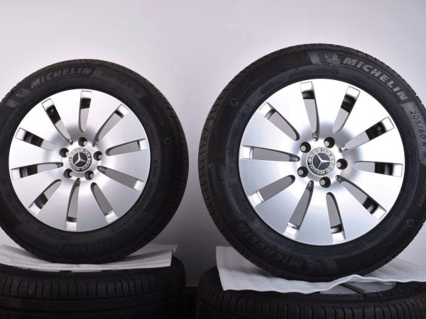 4x Original Mercedes C Klasse W205 16 Zoll Kompletträder Michelin Primacy 4 6,5J ET38