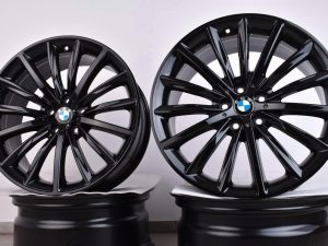 4x Original BMW 5er G30 G31 19 Zoll Styling 633 Felgen Glanzschwarz