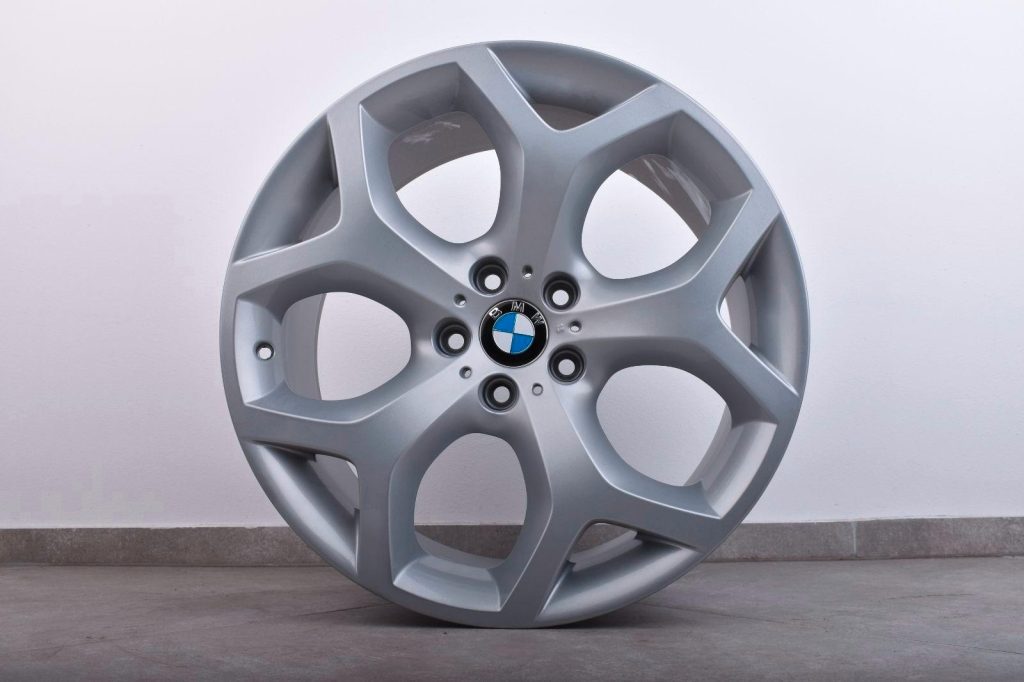 Original BMW X5 E70 X6 E71 20 Zoll Styling 214 Y Speiche Felgen Silber – Ansicht 2