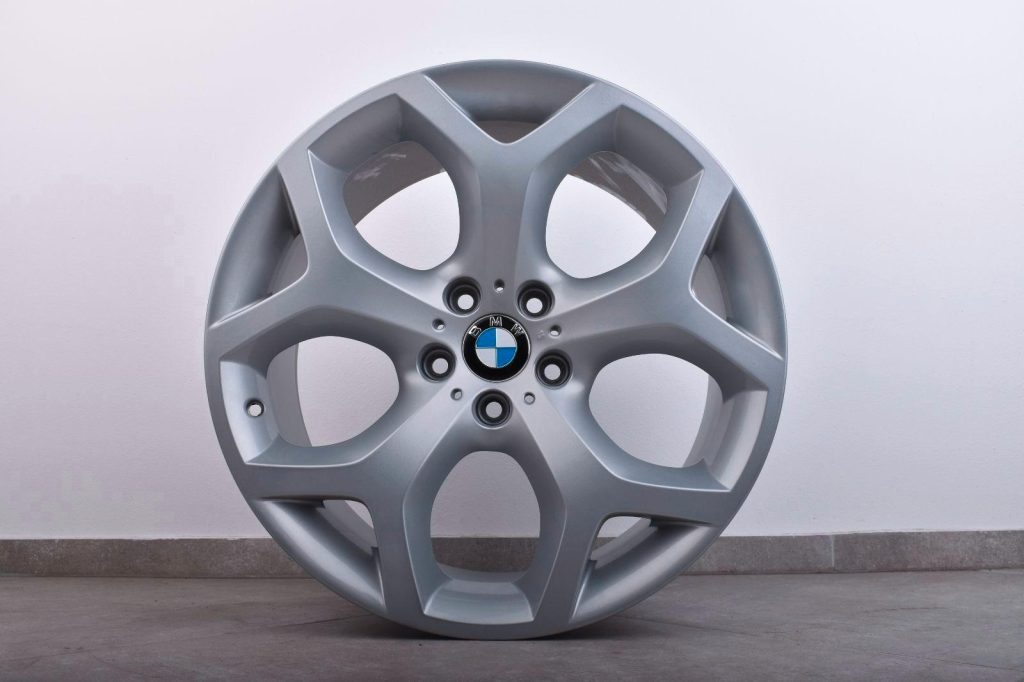Original BMW X5 E70 X6 E71 20 Zoll Styling 214 Y Speiche Felgen Silber – Ansicht 5