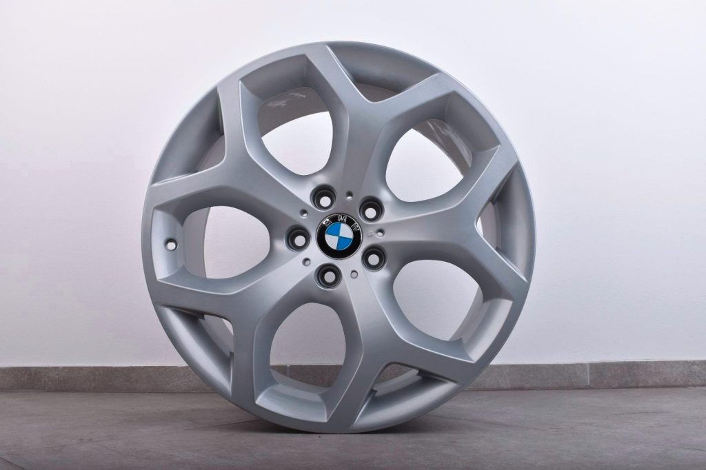 Original BMW X5 E70 X6 E71 20 Zoll Styling 214 Y Speiche Felgen Silber – Ansicht 4