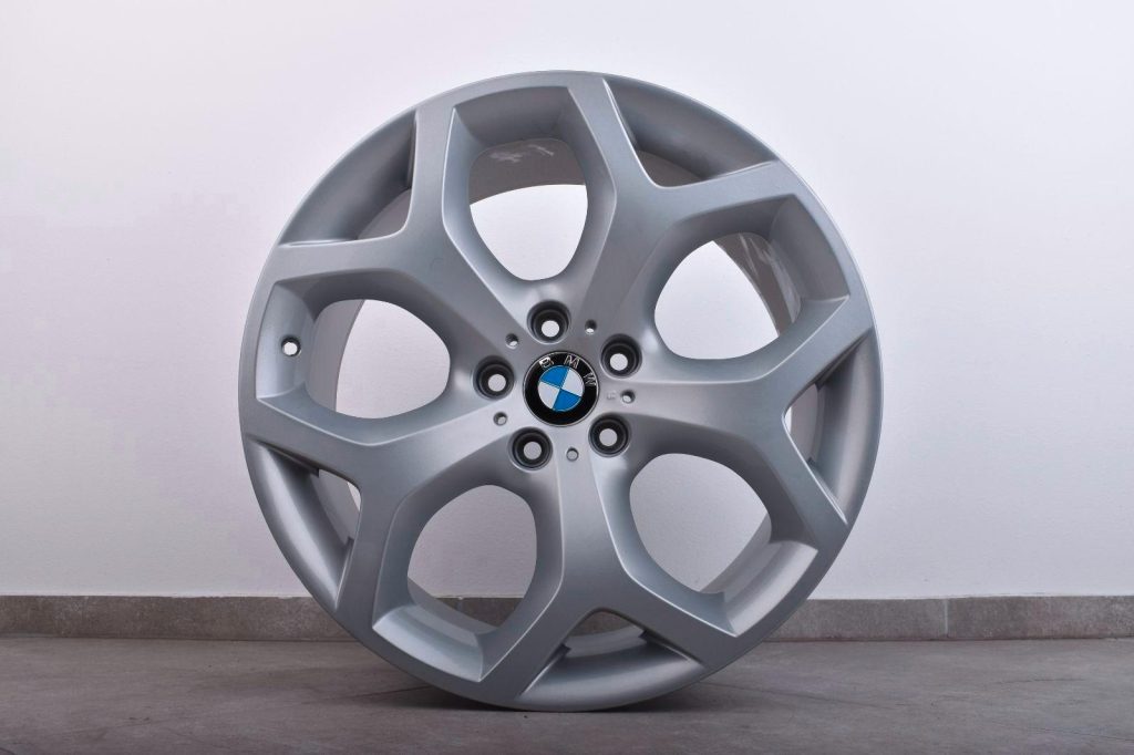 Original BMW X5 E70 X6 E71 20 Zoll Styling 214 Y Speiche Felgen Silber – Ansicht 3